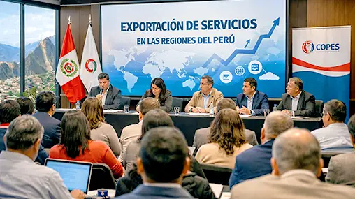 Exportación de servicios dinamiza regiones del país