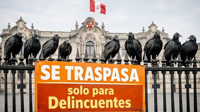 Del poder a los tribunales: crisis política en Perú