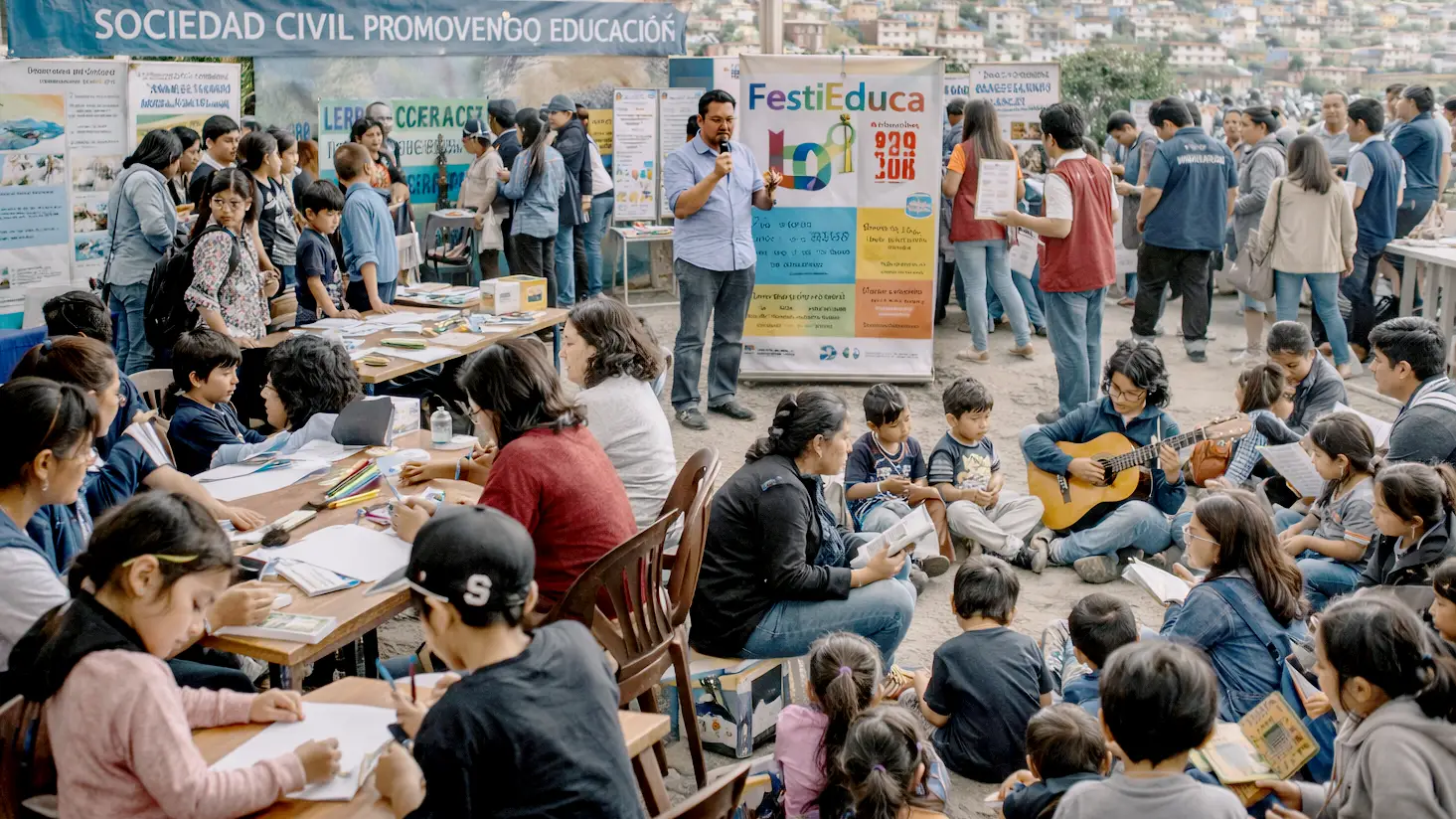 Sociedad civil impulsa festival educativo en Lima Norte