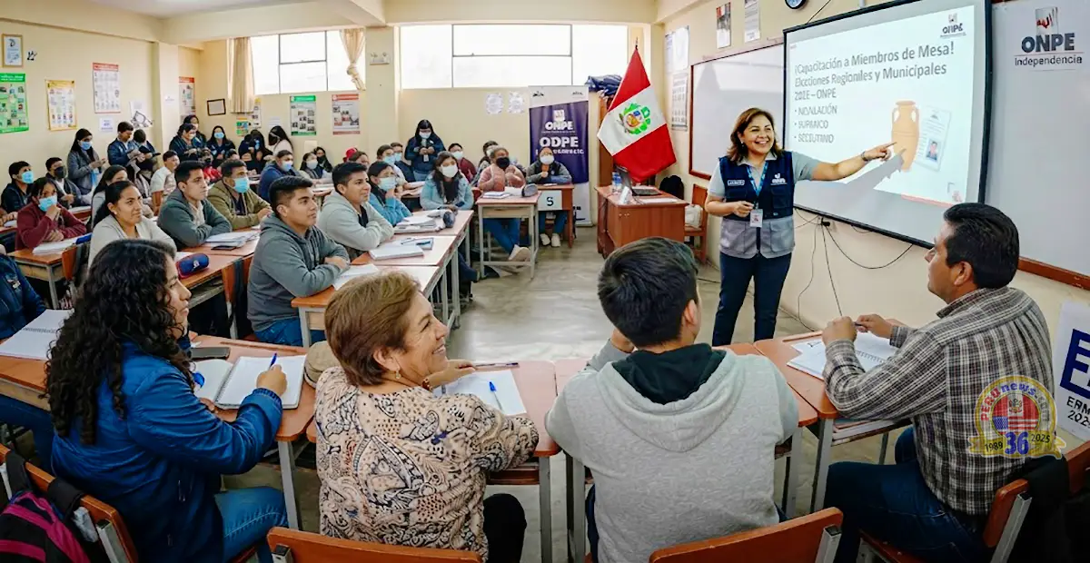 Primera jornada presencial para miembros de mesa: sedes, horarios y pagos