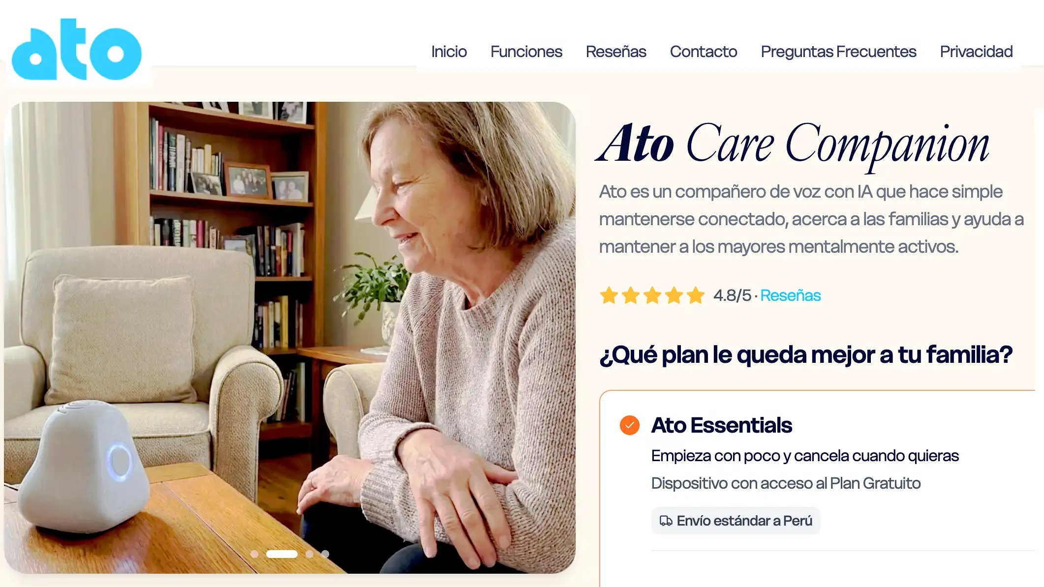 Crean un asistente de voz inteligente exclusivo para la tercera edad