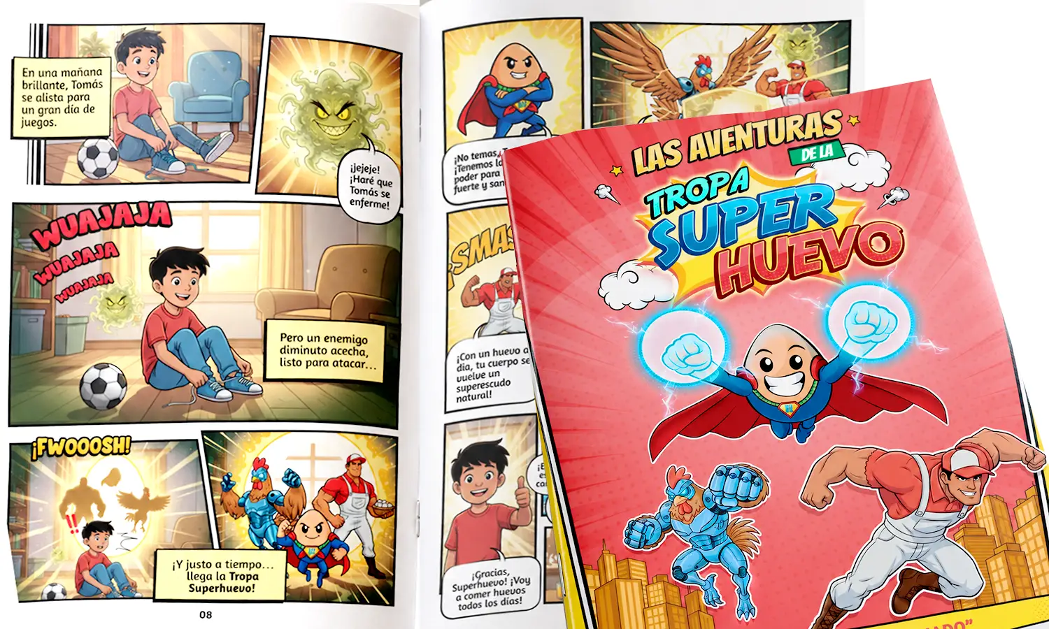 Cómics y música: la novedosa estrategia para enseñar a comer sano